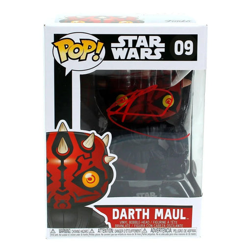 Ray Park Autographed Funko Pop Darth Maul #09 Star Wars JSA COA Signed Sith