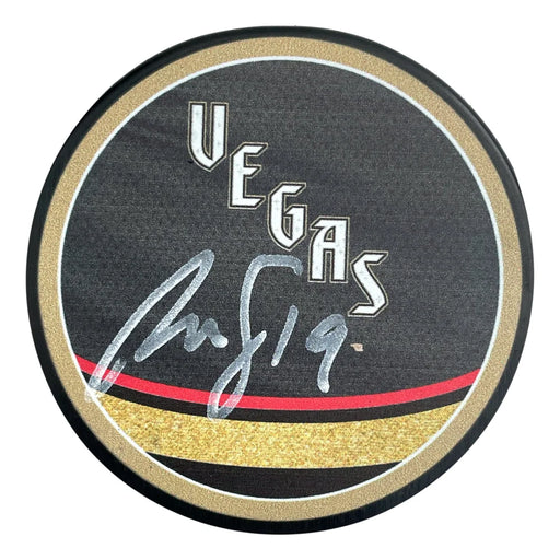 Reilly Smith Autographed Vegas Golden Knights Retro Glow in the Dark Puck COA IGM Signed