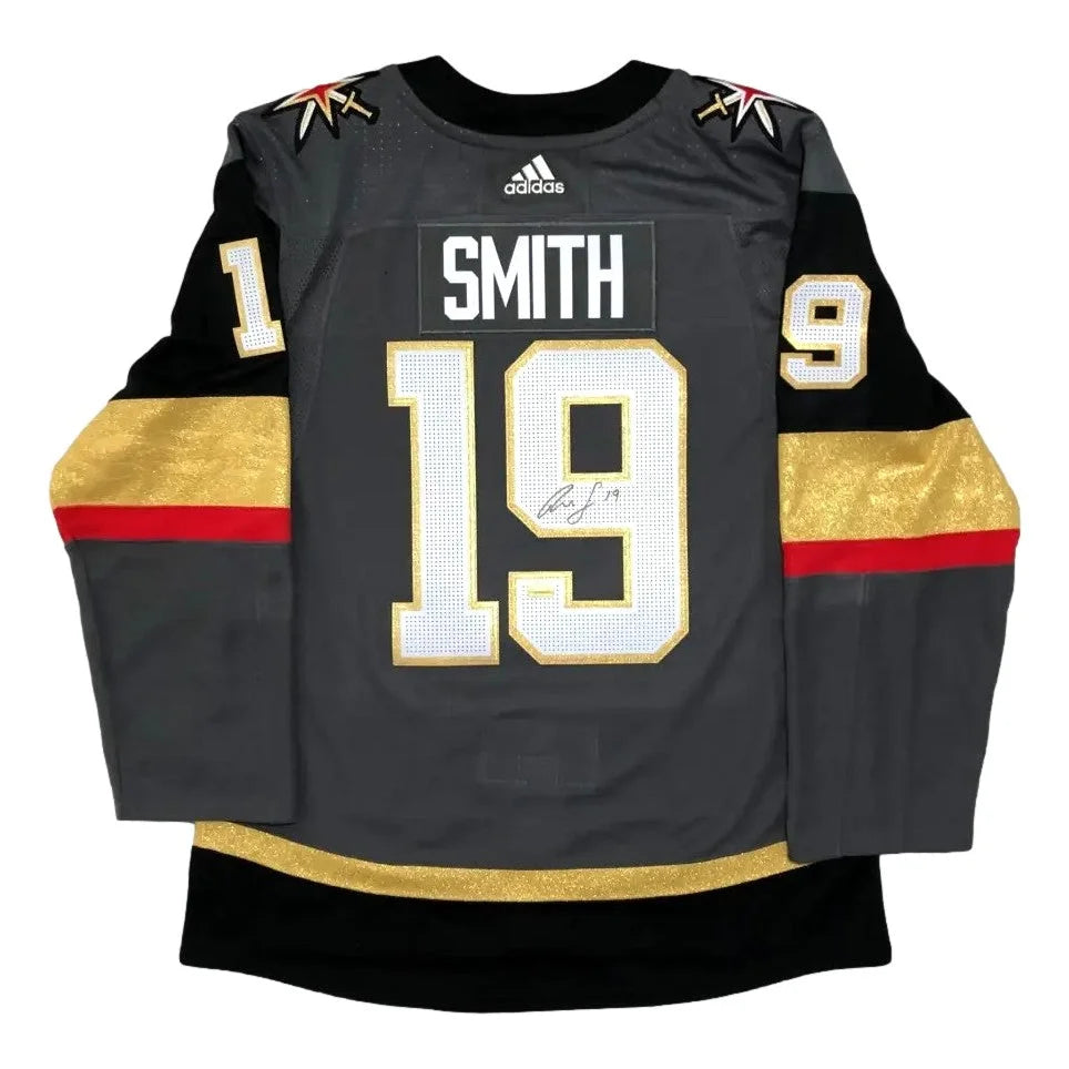 Reilly Smith Signed Adidas Vegas Golden Knights Jersey COA Inscriptagraphs VGK