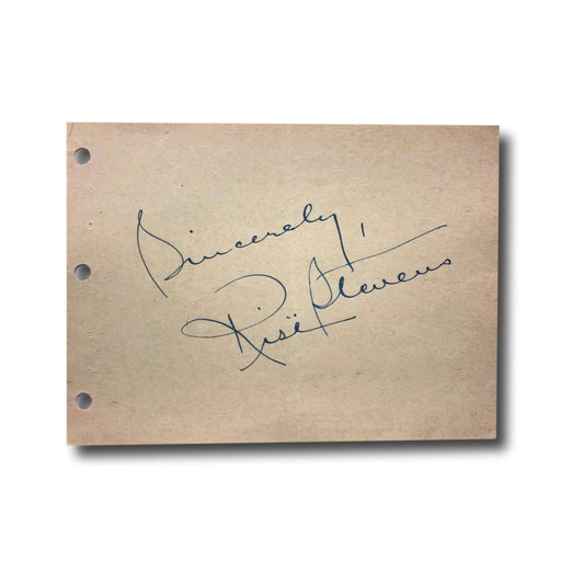 Rise Stevens Hand Signed Album Page Cut JSA COA Autograph Going my Way Actress