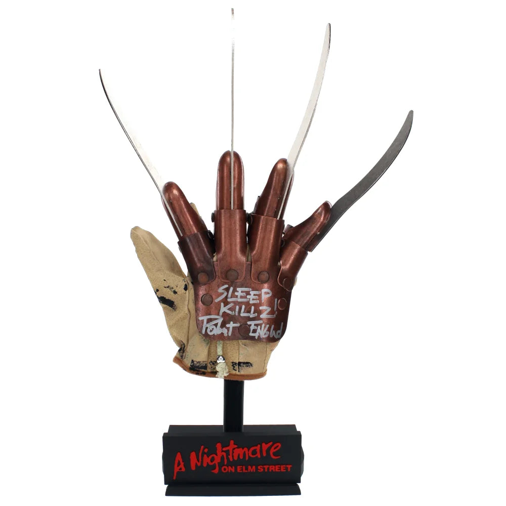 Robert Englund Signed Freddy Krueger Glove Nightmare On Elm Street JSA Inscribed