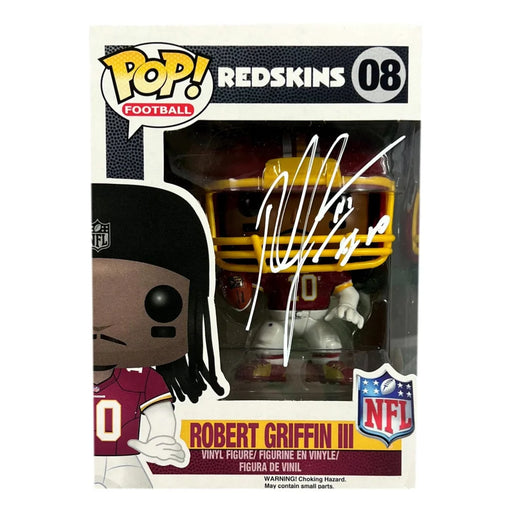 Robert Griffin III Signed Vaulted Funko #08 Pop COA JSA Washington Autograph RG3