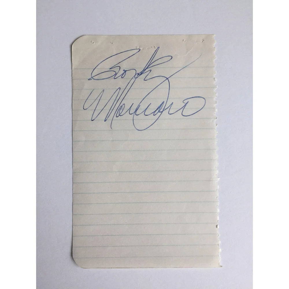 Rocky Marciano Signed Cut JSA COA Autograph Full Signature LOA D.1969