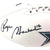 Roger Staubach Hand Signed White Panel Football Dallas Cowboys JSA COA Team