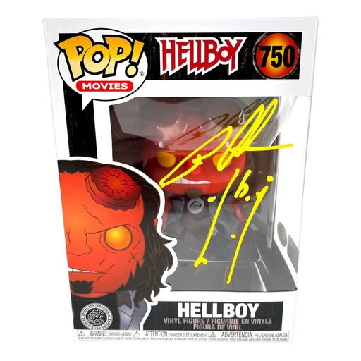 Ron Perlman Autographed Hellboy Funko Pop #750 Inscribed JSA IGM COA Signed Hell Boy