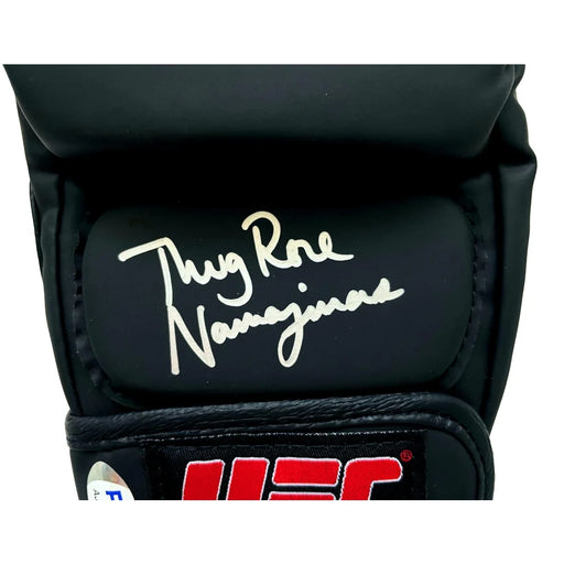 Rose Namajunas Autographed UFC Glove Signed Inscribed ’Thug’ PSA/DNA COA MMA