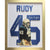 Rudy Ruettiger Signed 3D Jersey Photo Autograph COA 16X20 Inscribed Notre Dame