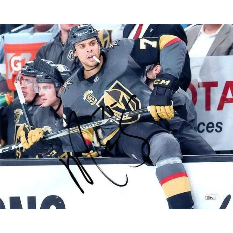 Ryan Reaves Vegas Golden Knights Signed 8x10 Photo Inscribed JSA COA VGK Autograph Mouth Piece