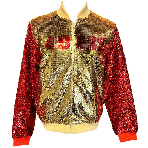 San Francisco 49ers Women’s Cuce Full-Zip Sequin Jacket