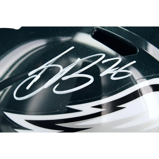 Saquon Barkley Autographed Philadelphia Eagles Full Size Speed Helmet BAS COA