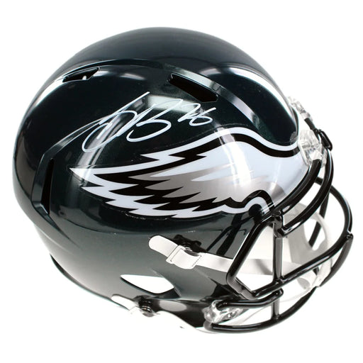Saquon Barkley Autographed Philadelphia Eagles Full Size Speed Helmet BAS COA