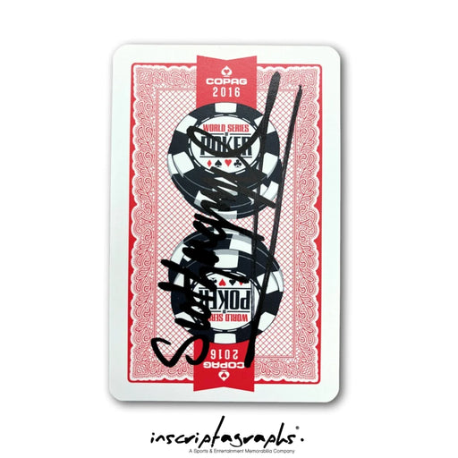 Scotty Nguyen Signed WSOP Used Full Deck of Poker Cards COA Autograph Red