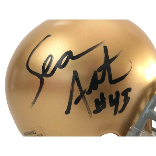 Sean Astin Signed Notre Dame ’Rudy’ Mini Helmet JSA COA Autograph Football Irish