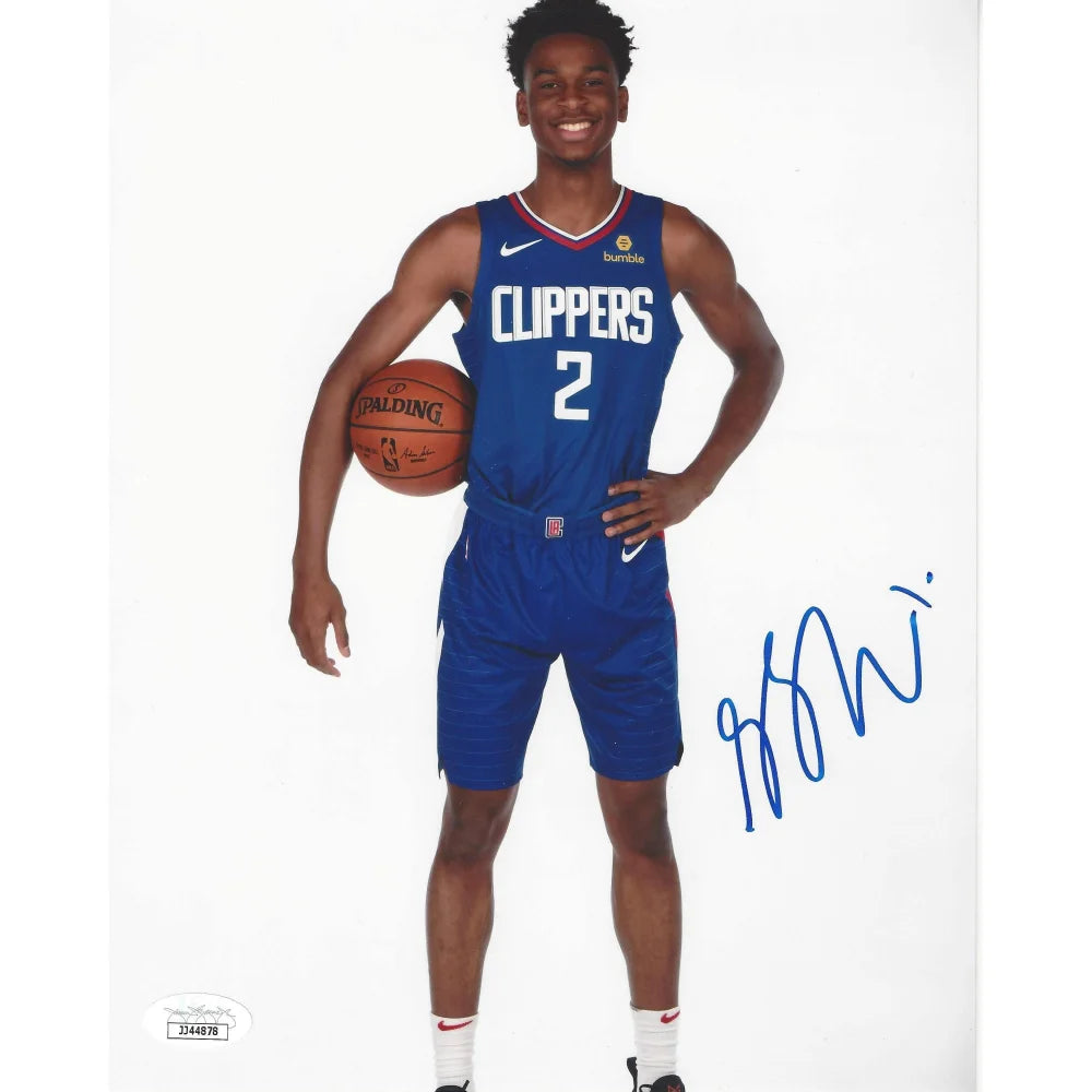 Shai Gilgeous-Alexander Hand Signed 8 x 10 Photo JSA COA LA Clippers