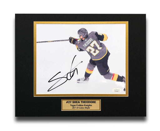 Shea Theodore Signed 8X10 Photo Collage JSA COA Autograph Vegas Golden Knights