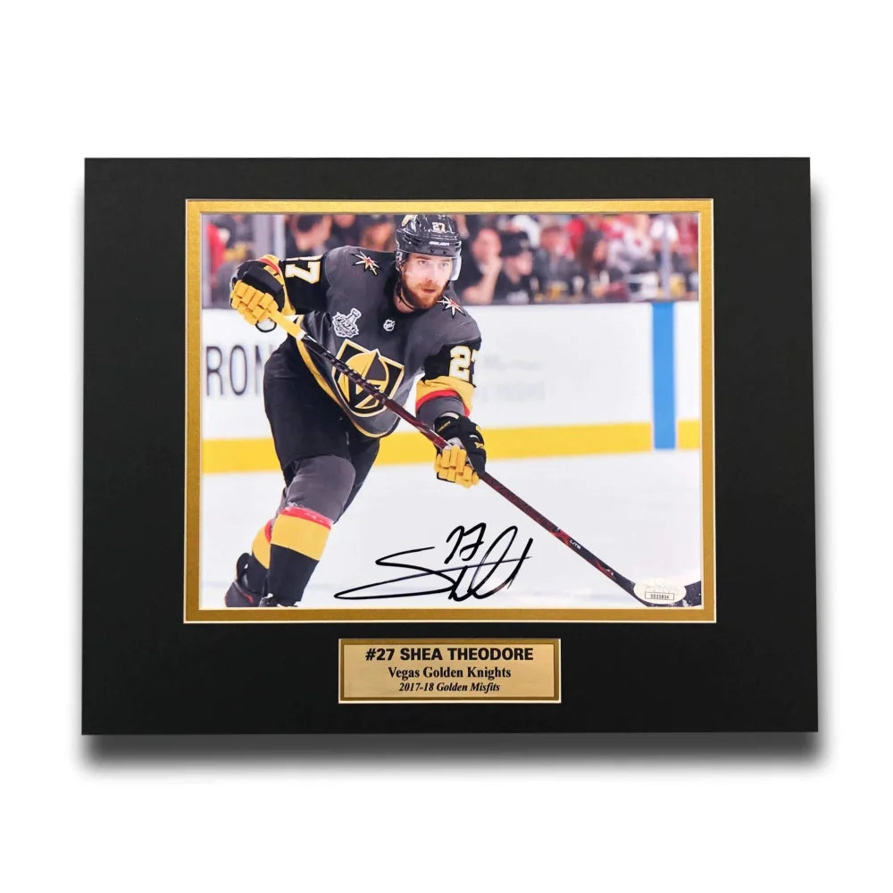 Shea Theodore Signed 8X10 Photo Collage JSA COA Autograph Vegas Golden Knights VGK