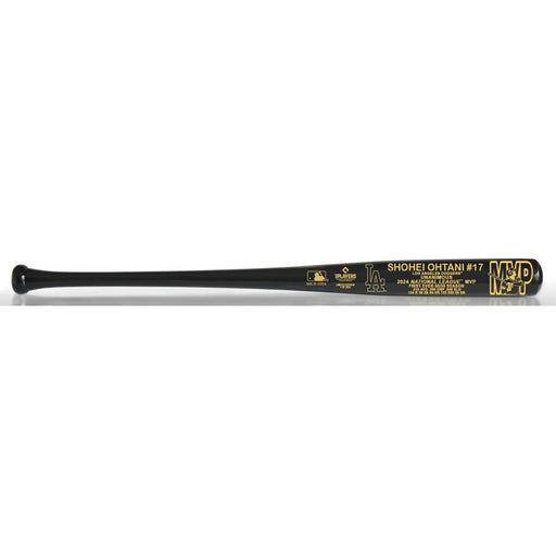 Shohei Ohtani 2024 NL MVP Dodgers Facsimile Signed Black Maple Baseball Bat #D/2024