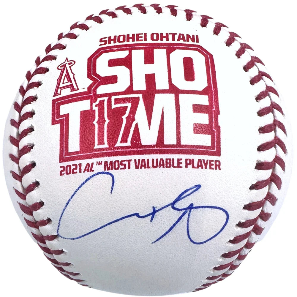 Shohei Ohtani Autographed Los Angeles Angels 2021 Al Mvp Baseball Shohei Ohtani Autographed Los Angeles Angels 2021 Al Mvp Baseball