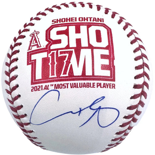 Shohei Ohtani Autographed Los Angeles Angels 2021 AL MVP Baseball MLB Dodgers Signed