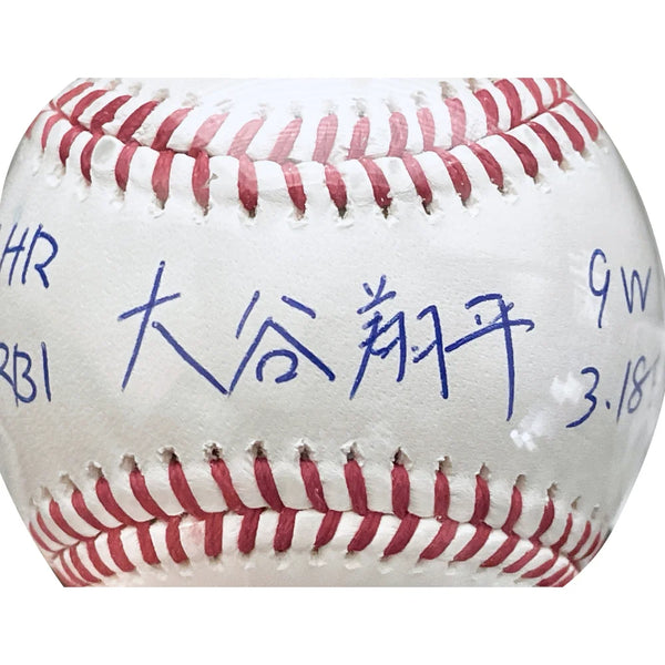 Facsimile Autographed Shohei Ohtani Kanji Los Angeles LA Anaheim