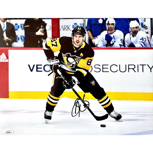 Sidney Crosby Autographed 11x14 Photo Framed Pittsburgh Penguins JSA COA Signed