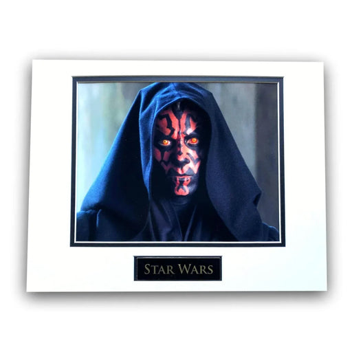 Star Wars Darth Maul Matted Licensed 8X10 Photo For Frame 11X14 Phantom Menace Solo