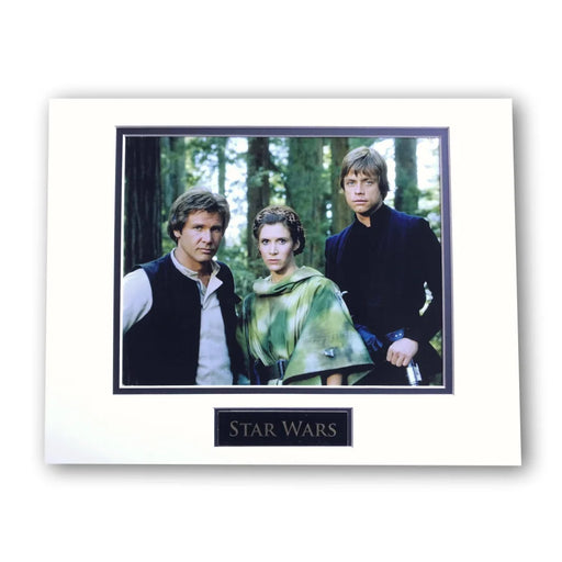 Star Wars Leia Han Solo Luke Matted Licensed 8X10 Photo For Frame 11X14 Return Of The Jedi