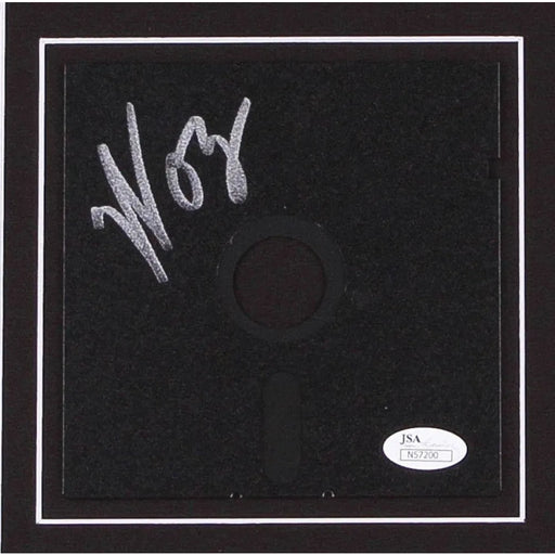 Steve Wozniak Signed Vintage Floppy Disk Framed JSA COA Apple Jobs Autograph Woz