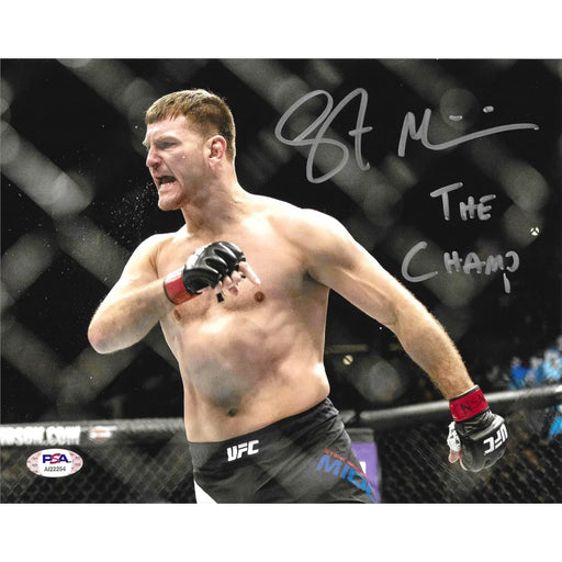 Stipe Miocic Autographed 8x10 Photo UFC Inscribed ’The Champ’ Signed PSA/DNA COA