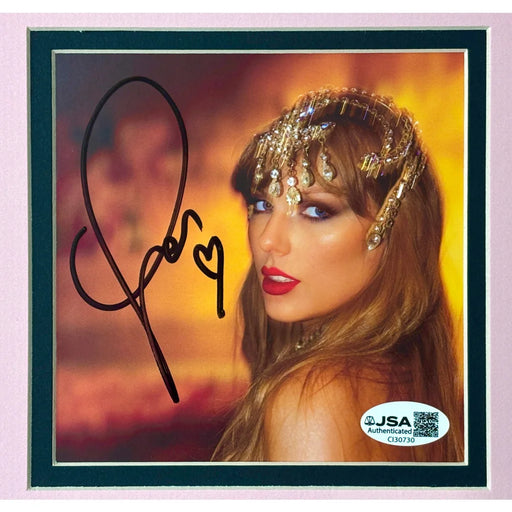 Taylor Swift Autograph – Signed Life of a Showgirl CD Collage Framed (JSA)