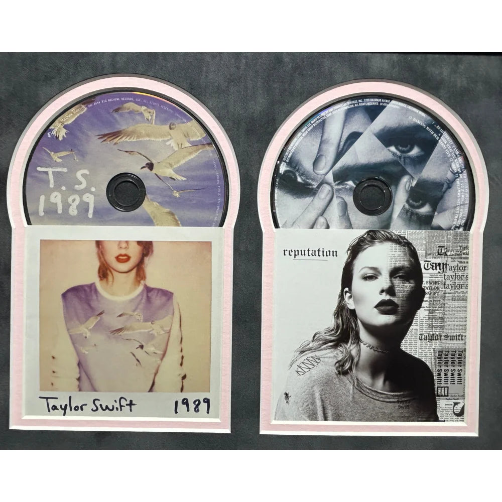 Taylor Swift Autographed CD Original Studio Albums All 12 Framed