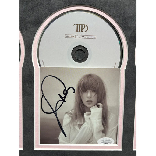 Taylor Swift Autographed CD TV Version Studio Albums All 12 Framed JSA Signed #D/100 Life Showgirl