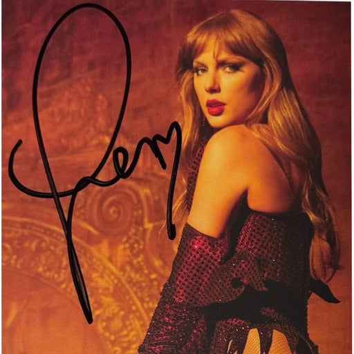 Taylor Swift Autographed Life Of A Showgirl CD #3 Sealed Hand Signed Photo Long