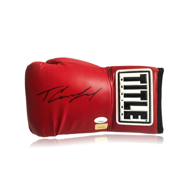 Terence Crawford Signed Title Boxing Glove Jsa Coa Autograph Rare