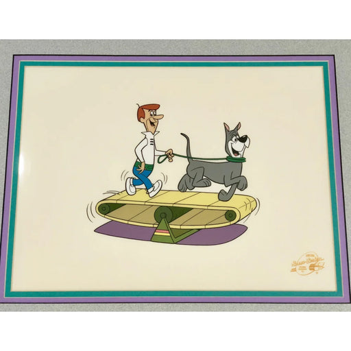 The Jetsons ’Satellite Stroll’ Hand Painted Animation Serigraph Cel Framed Art