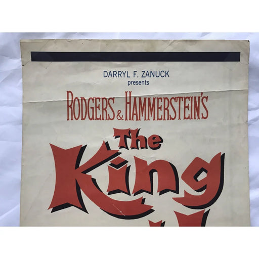 ’The King And I’ 1961 Original Movie Poster First Issue 36X14 Deborah Kerr