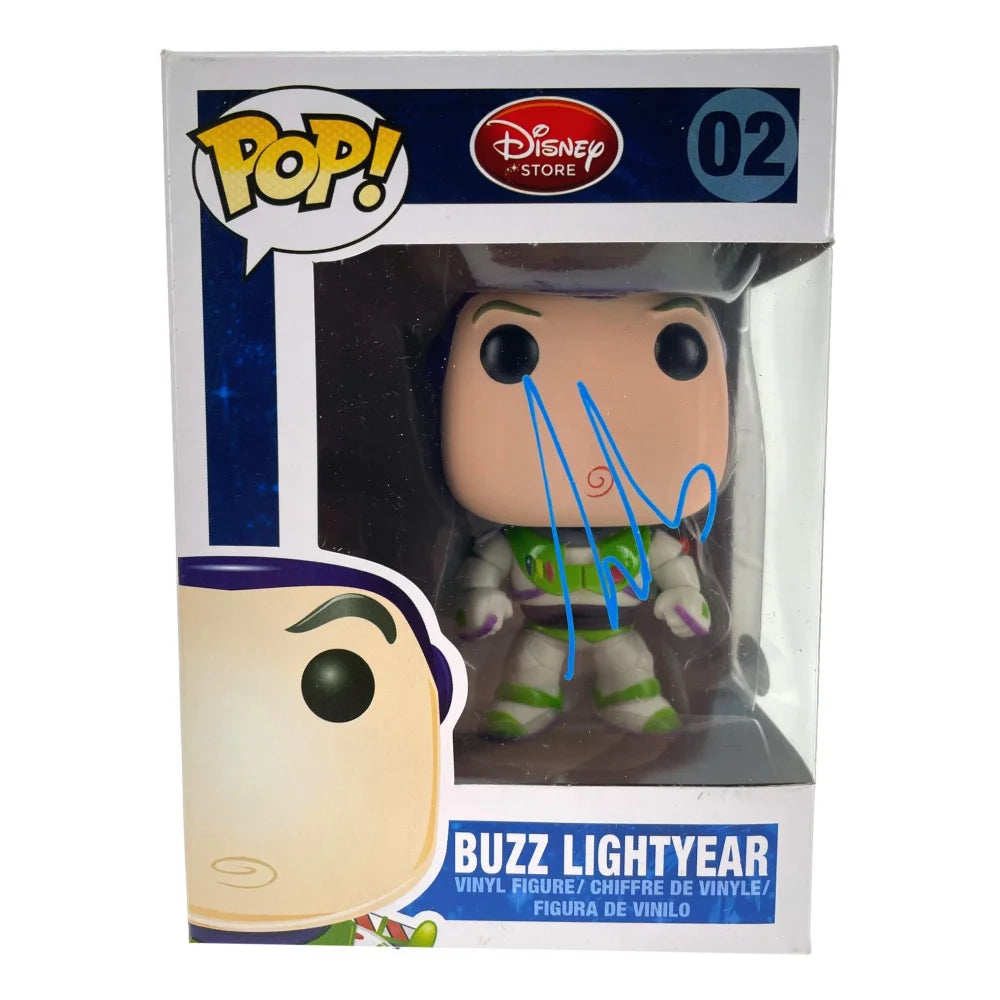 Tim Allen Autographed Buzz Lightyear Toy Story Vaulted Funko Pop #02 JSA COA