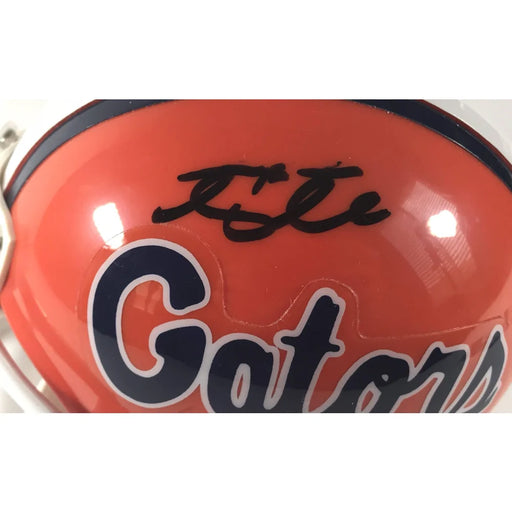 Tim Tebow Signed Florida Gators Mini Helmet COA JSA Autograph Broncos Mets