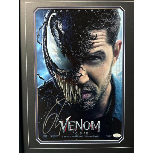 Tom Hardy Autographed ’Venom’ Authentic Movie Poster & IMAX Ticket Framed JSA COA Signed