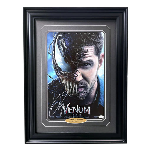 Tom Hardy Signed ’Venom’ 11x17 Authentic Movie Poster Framed JSA COA Autograph