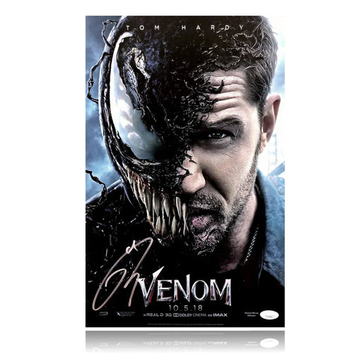 Tom Hardy Signed ’Venom’ 11x17 Authentic Movie Poster JSA COA Autograph Marvel