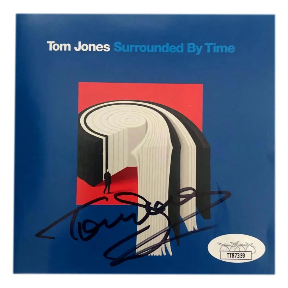 Tom Jones Signed CD Album Cover JSA COA ’Surrounded By Time’ Autographed