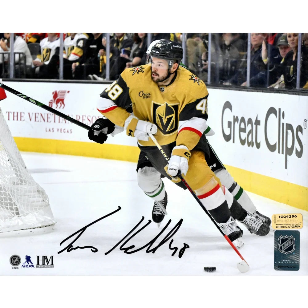 Tomas Hertl Autographed Vegas Golden Knights 8x10 Photo IGM COA Signed Action