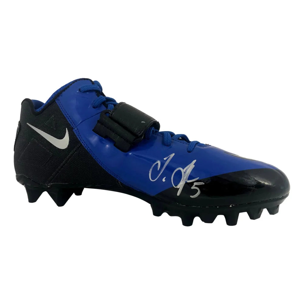 Tyrod Taylor Autographed Football Cleat Bills Ravens Texans JSA COA Signed