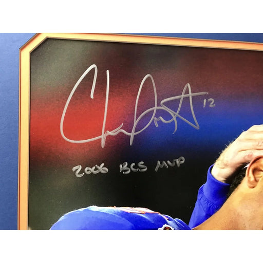 Urban Meyer / Chris Leak Signed Florida Gators 16X20 Framed Photo COA Fanatics