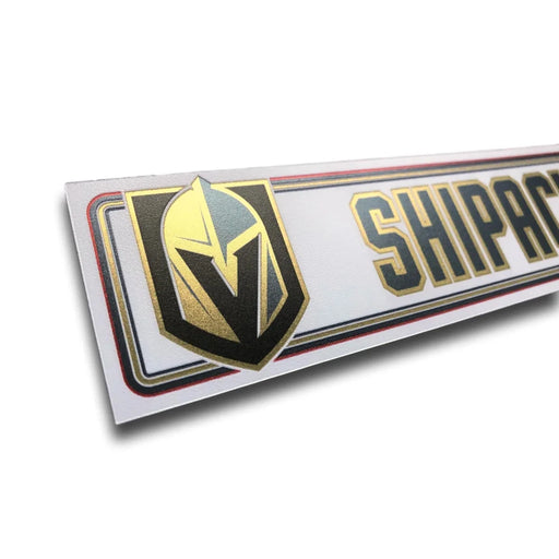 Vadim Shipachyov Authentic Locker Room Nameplate Vegas Golden Knights Game Used