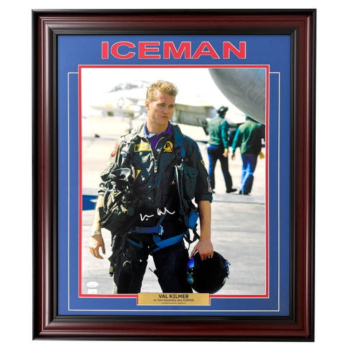 Val Kilmer Signed 16x20 Photo Framed JSA COA Autograph Top Gun Iceman Tom Kazansky