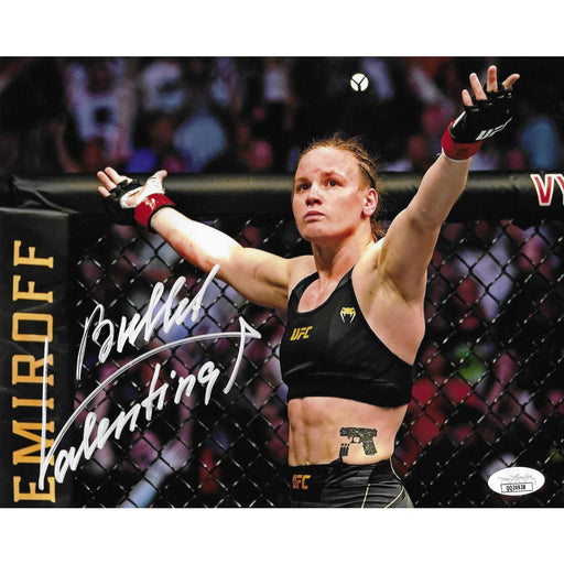 Valentina Shevchenko Autographed UFC 8x10 Photo Tiger JSA COA Signed