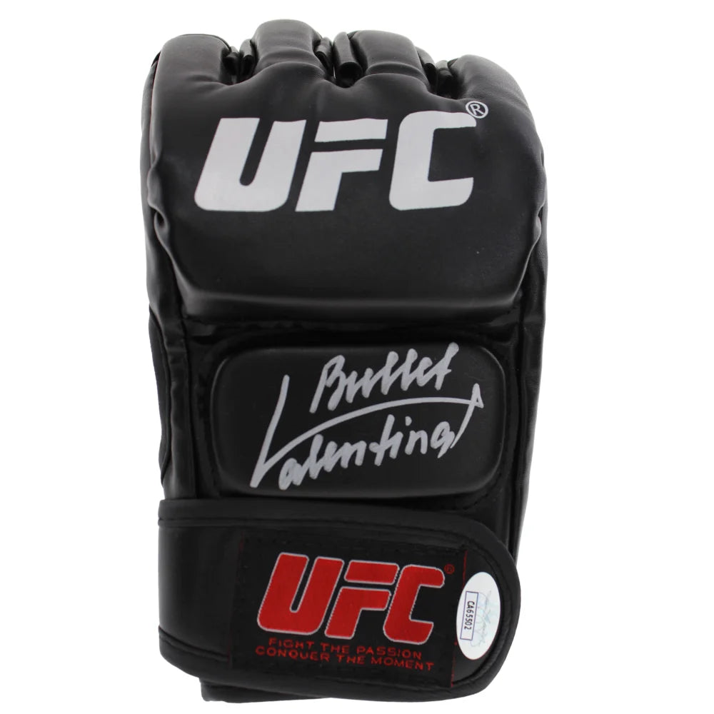Valentina Shevchenko Signed UFC Glove COA JSA Autographed Bullet