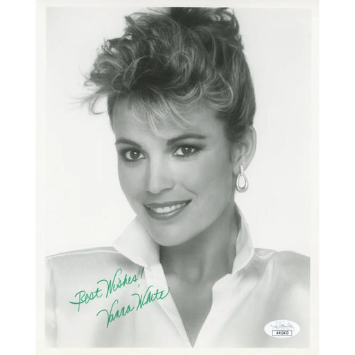 Vanna White Autographed 8x10 Photo JSA COA Wheel of Fortune Signed